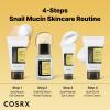 imageCOSRX All About Snail Mucin Korean Skin Care Set Mini Travel Essentials Travel Size Gift Set with Snail Mucin Face Wash Serum Moisturizer ampamp Eye Cream Rejuvenating Kit