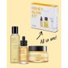 imageCOSRX Honey Glow Kit Korean Skin Care Set with Propolis Facial Toner Serum ampamp Cream Mini Travel Essentials Deep Moisture Hydration Nourishment Travel Size Gift Set Korean Skin Care
