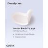 imageCOSRX Master Patch Intensive  OvalShaped Hydrocolloid Pimple Patch with Tea Tree Oil ampamp Salicylic Acid  Quick ampamp Easy Blemish Zit Spot Treatment 10 Patches XLarge 10 Count