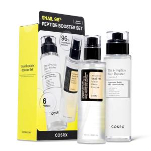 imageCOSRX Niacinamide 15 Peptide Booster Set  Amazon Exclusive  Korean Skin Care Set Gift Sets Niacinamide Serum Face SerumSnail 96 Peptide Set
