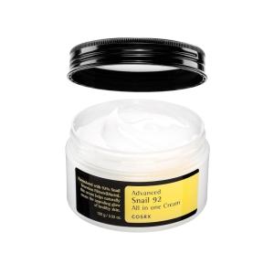 imageCOSRX Snail Mucin 92 Face Moisturizer 352 Oz Lightweight Moisturing Cream for Soft Glowy Skin Korean Skin Care Korean Moisturizer Face Cream