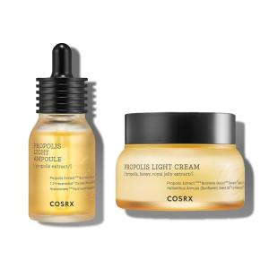 imageCOSRX Glowing Honey Skin Duo Propolis 735 Ampoule  Propolis 645 Cream Ultimate Glow Boosting Set for Dry and Sensitive Skin Honey Radiance Korean Skin Care