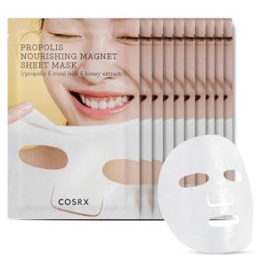 imageCOSRX Propolis Nourishing Sheet Mask 10 EA Soothing ampamp Plumping Honey Serum Leaveon Face Mask for Healthy Glow ampamp Deep Moisture Not Tested on Animals No Parabens No Sulfates Korean Skin Care