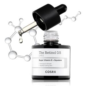 imageCOSRX Retinol 05 Oil Antiaging Serum with 05 Retinoid Treatment for Face Reduce Wrinkles Fine Lines ampamp Signs of Aging Gentle Skincare for Day ampamp Night Not Tested on Animals Korean Skincare