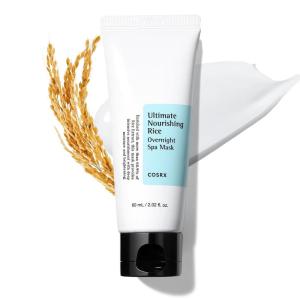imageCOSRX Ultimate Nourishing Rice Overnight Spa Mask 60ml  202 floz  Rice Extract 68 and Niacinamide 2 Korean Skin Care Animal Testing Free Paraben Free