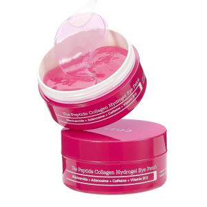 imageCOSRX 5PDRN Complex Collagen Gel Eye Patches for the look of Dark Circles and Uneven tone Radiance Care for Tired UnderEyes with Salmon DNA amp Vitamin C Korean Skincare 60 Under Eye PatchesLimited Pink Edition Peptide Eye Patch