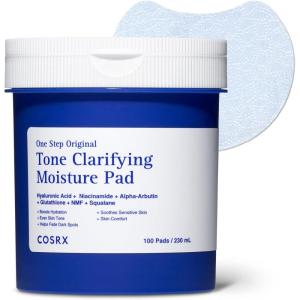 imageCOSRX OneStep Original Peptide Collagen Lifting Glow Pad 100 Pads Improving Elasticity Plumping Toner Pads for Makeup Prep with Peptide Collagen Niacinamide amp AntiAging Care Korean Skin CareTone Clarifying  Moisture